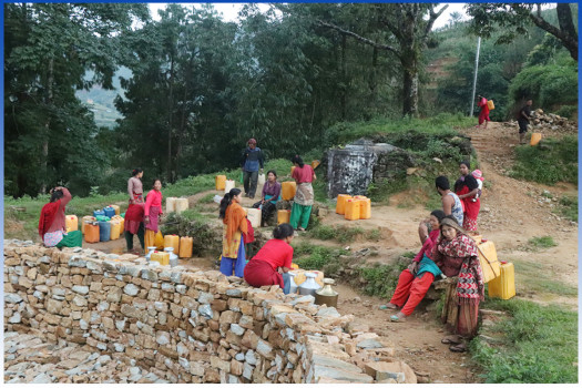 मध्य बर्खामा पनि पानीकै पिरलो